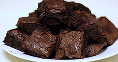The Real Food Academy Miami flourless brownies recipe. 