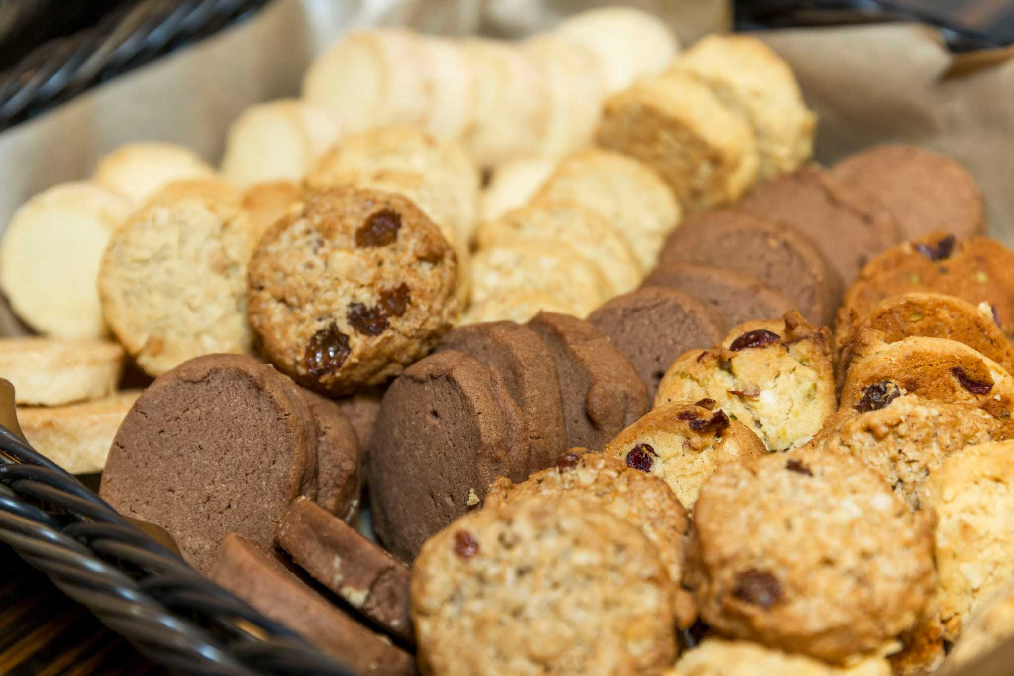Assorted cookies at The Real Food Academy Miami.