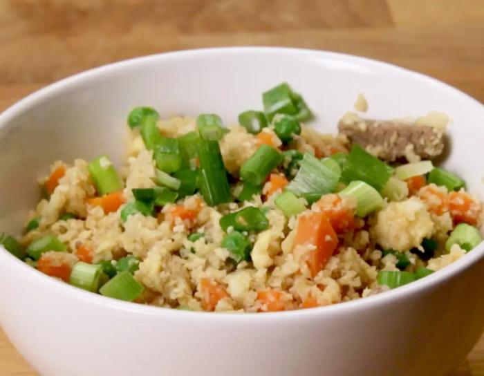 The Real Food Academy Miami chicken fried rice recipe.