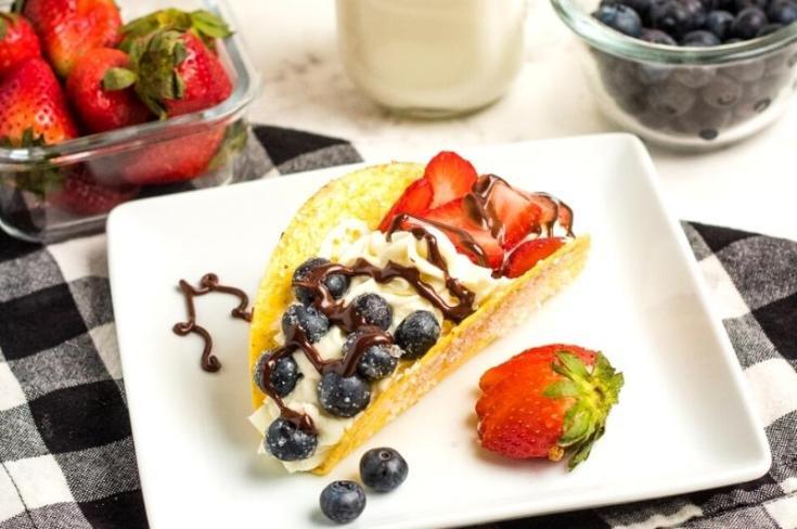 The Real Food Academy Miami fruit tacos recipe.