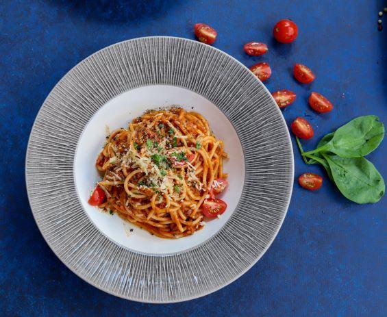 The Real Food Academy Miami's pasta all’matricina recipe.