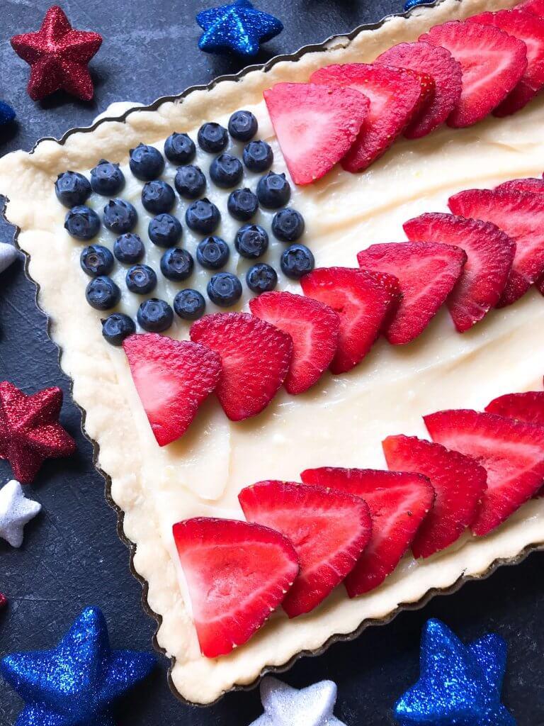 The Real Food Academy Miami's red and blue tart recipe.