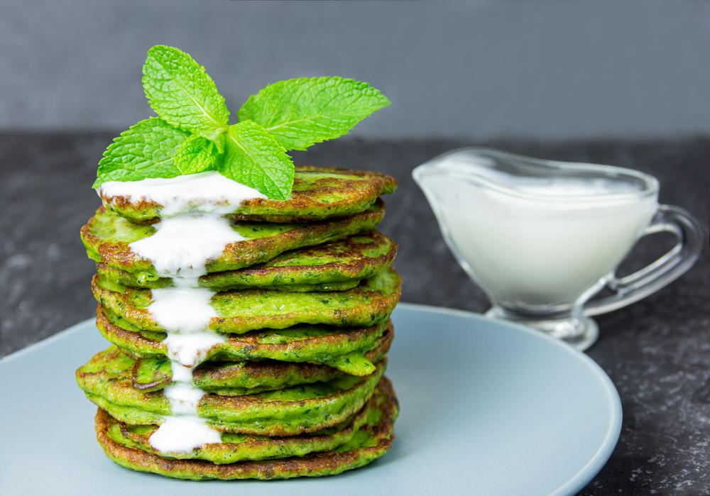 The Real Food Academy Miami's super nutritious green pancakes recipe.