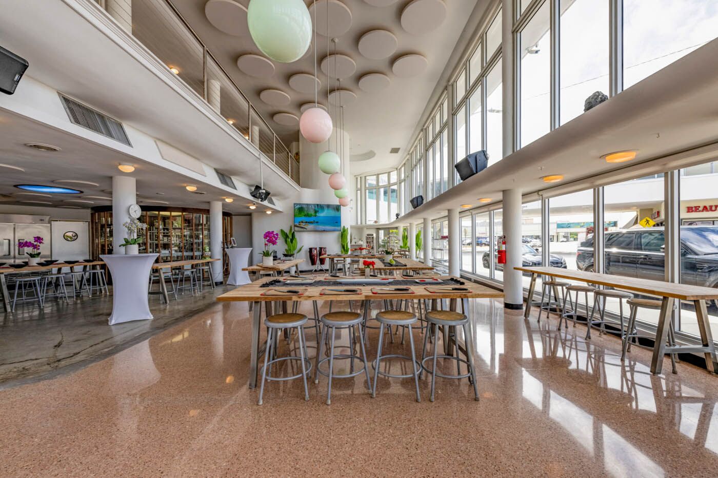 The Real Food Academy Miami cooking stations.