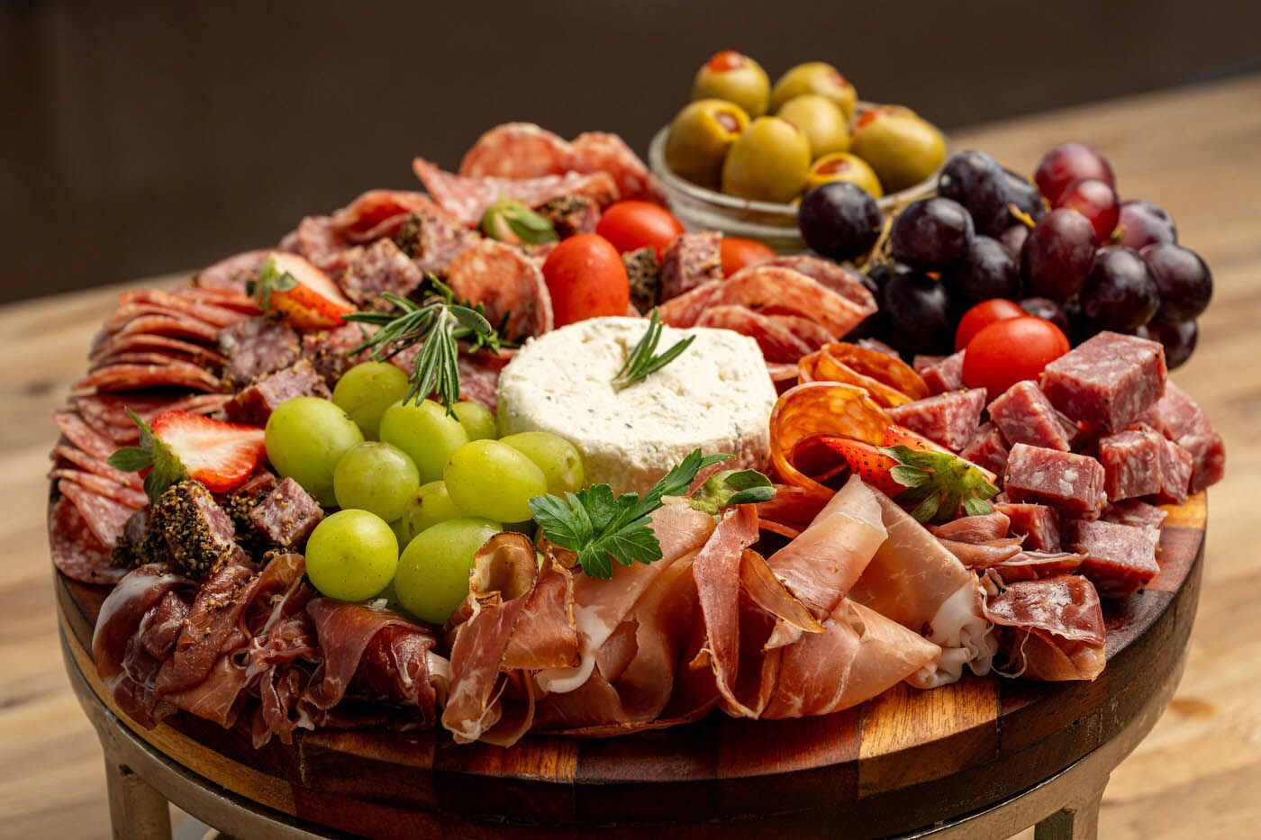 Charcuterie boards at The Real Food Academy Miami.