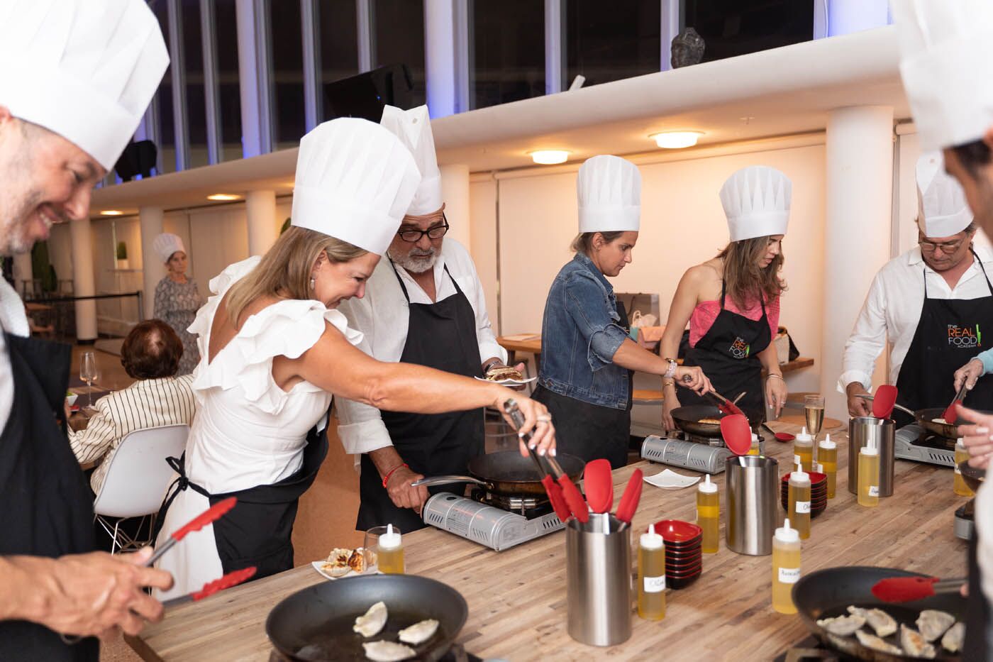 The Real Food Academy Miami adult party.