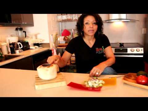 The Real Food Academy Miami cooking class menu.
