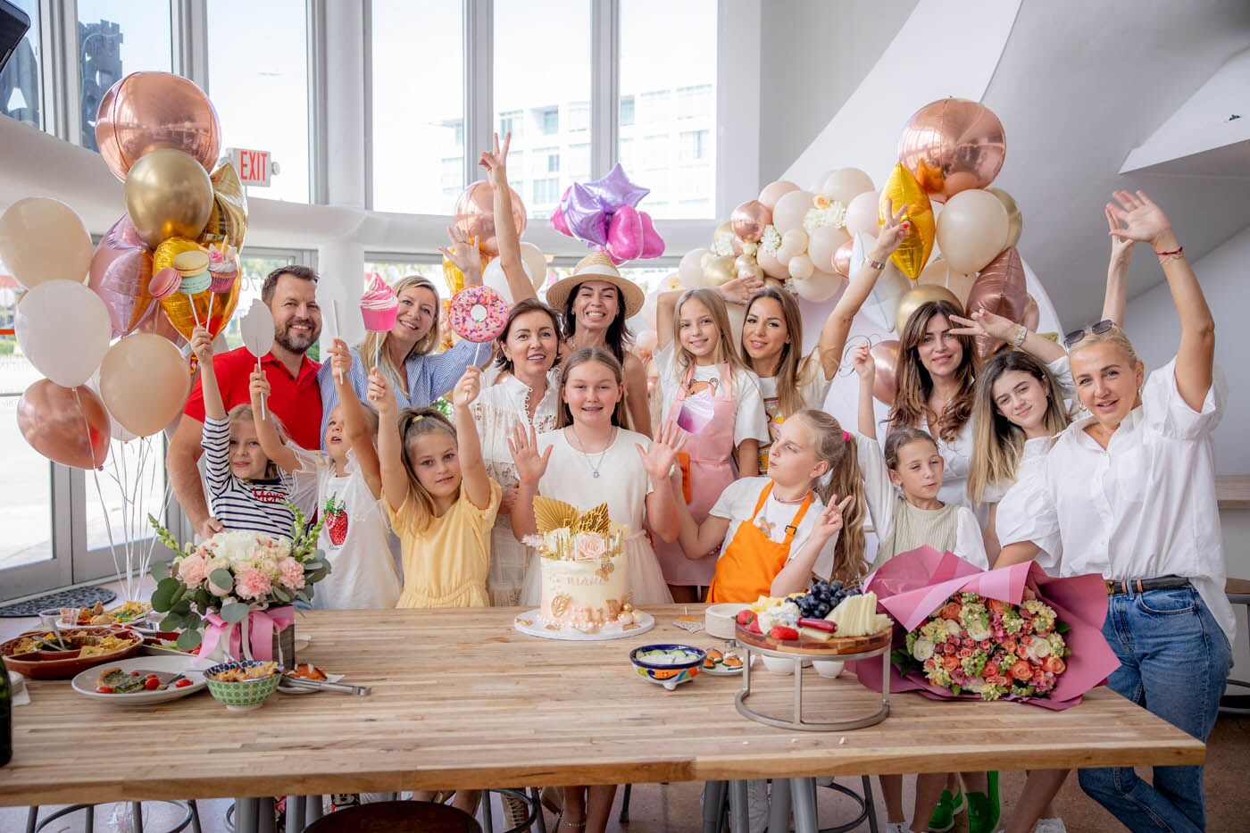 Kids Birthday Party with The Real Food Academy in Miami.