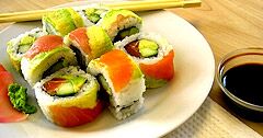 The Real Food Academy Orlando sushi galore course.