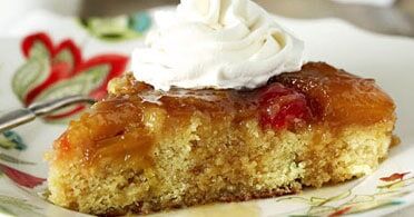 The Real Food Academy Orlando pineapple rum cake & ice cream.