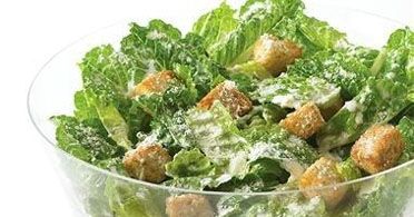 The Real Food Academy Orlando caesar salad course. 