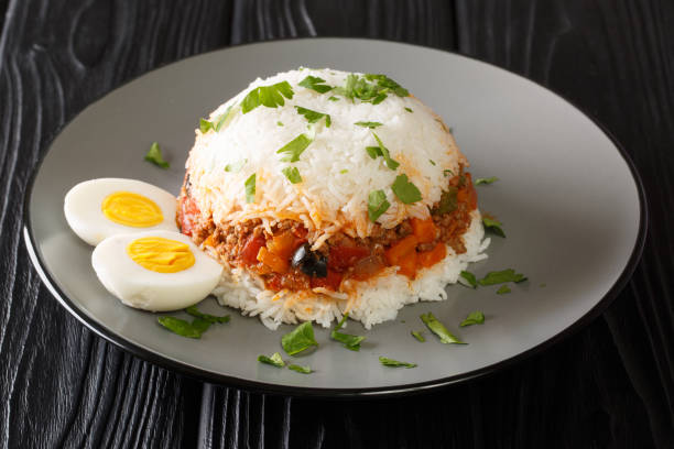 Image of Arroz Tapado (Upside down stuffed rice)