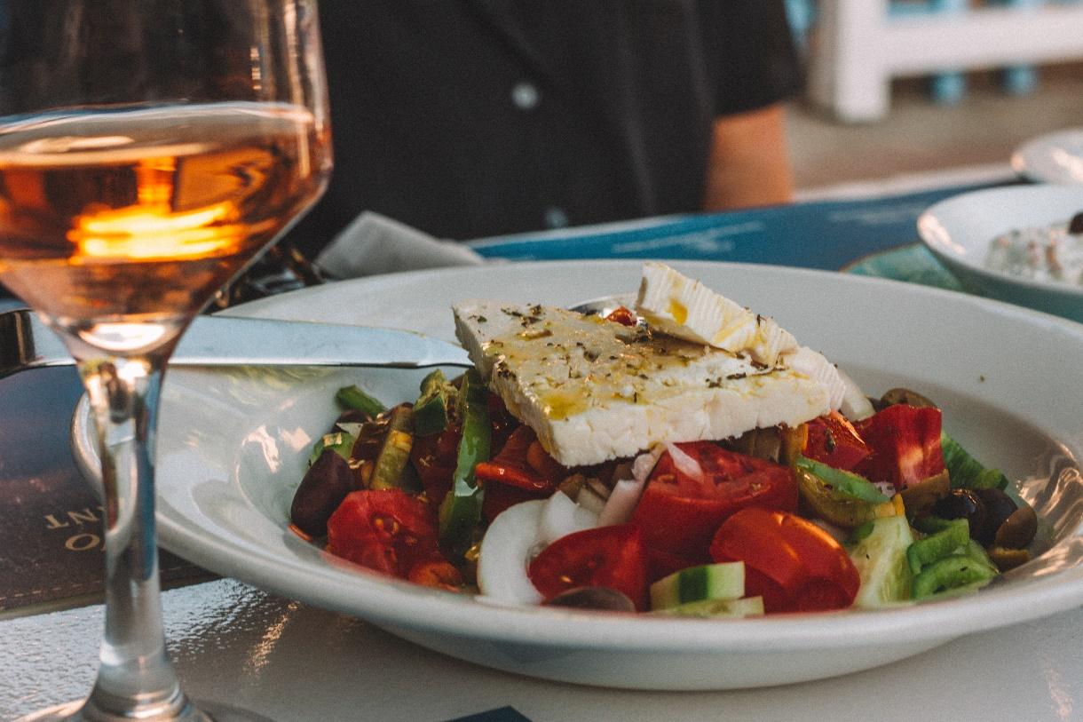 The Real Food Academy Miami greek salad horiatiki recipe.