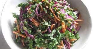 The Real Food Academy Miami kale cole slaw recipe.