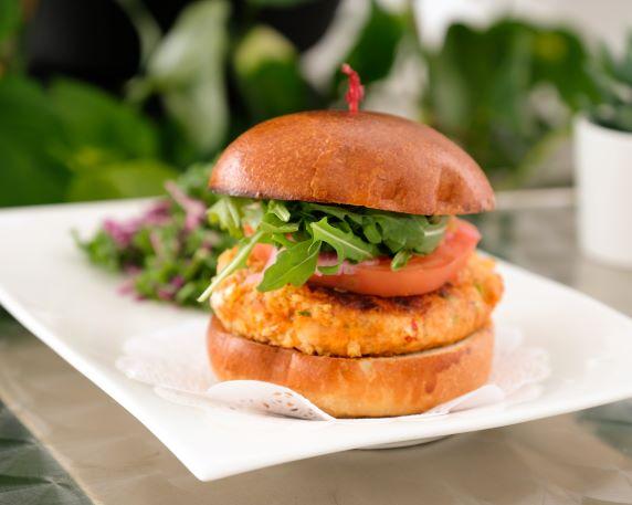 The Real Food Academy Miami's salmon burgers recipe.
