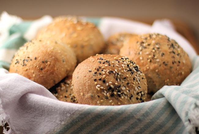 The Real Food Academy Miami's seeded rolls recipe.