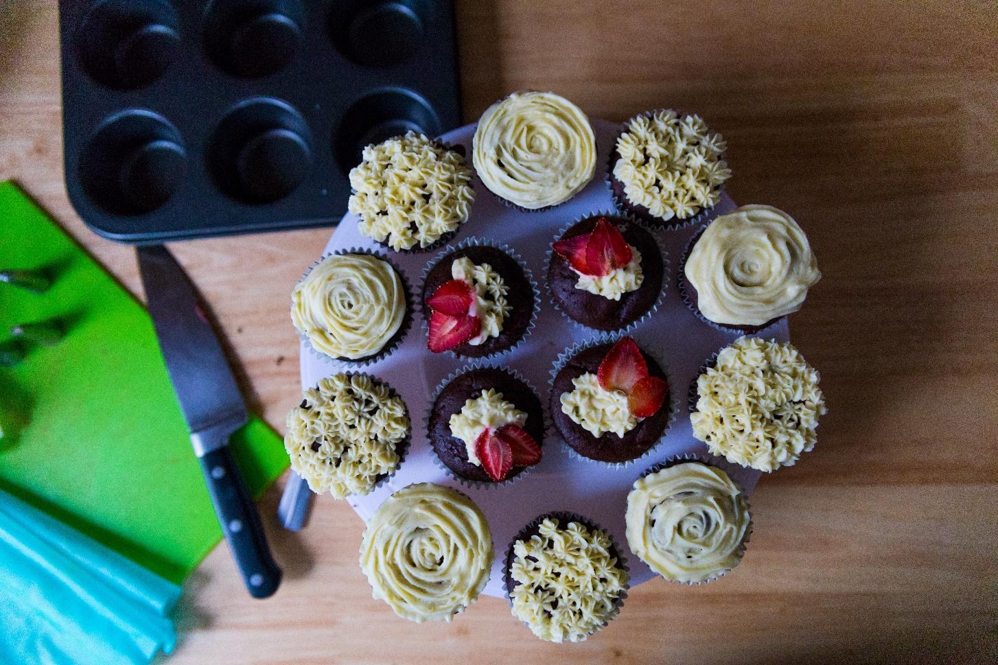 The Real Food Academy Miami's vanilla zucchini cupcakes recipe.